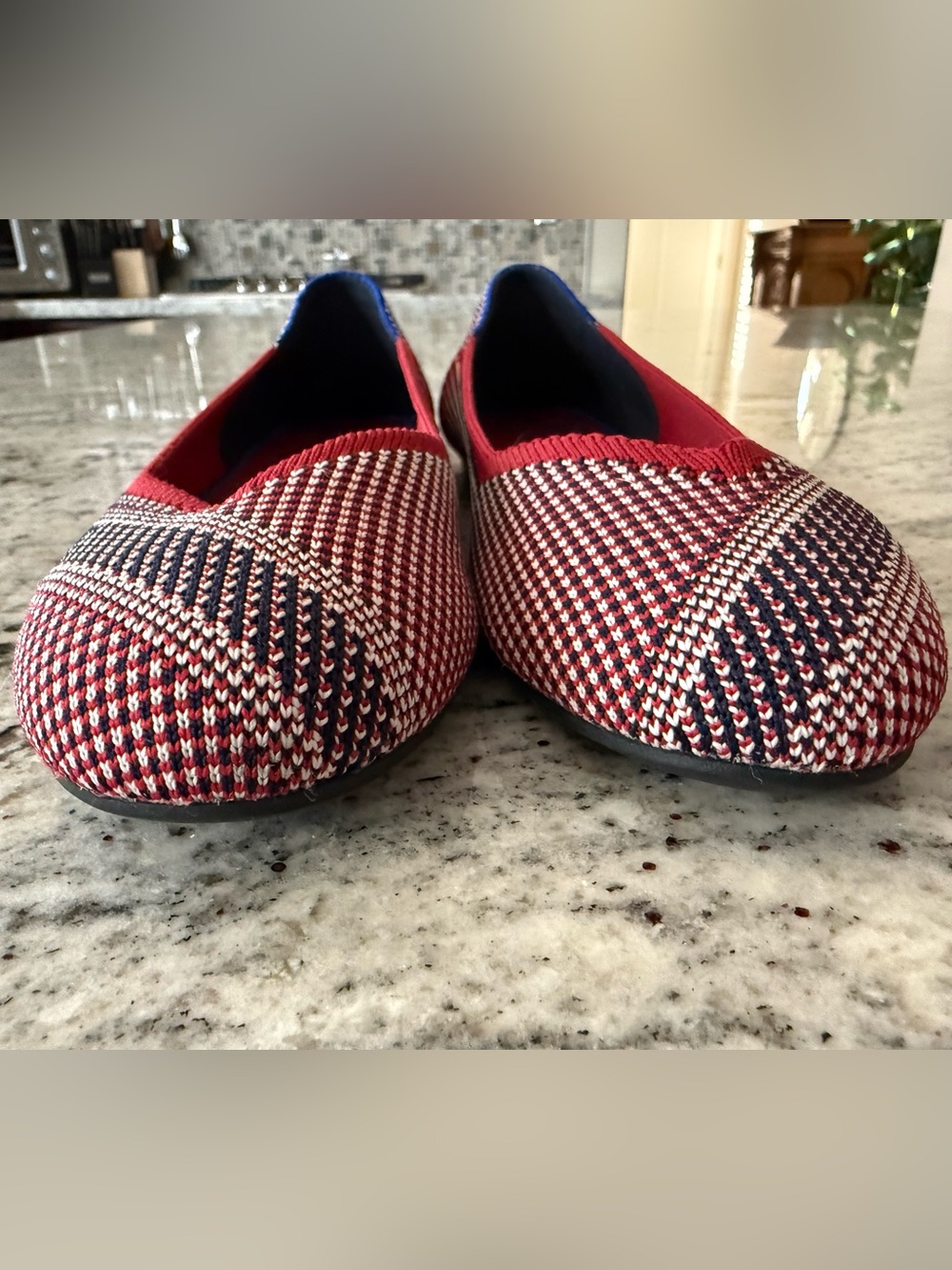 Rothy’s Mirror Stripe Flat Unicorn 🦄 French Girl Chic Sustainable Classic Shoe - Picture 5 of 10